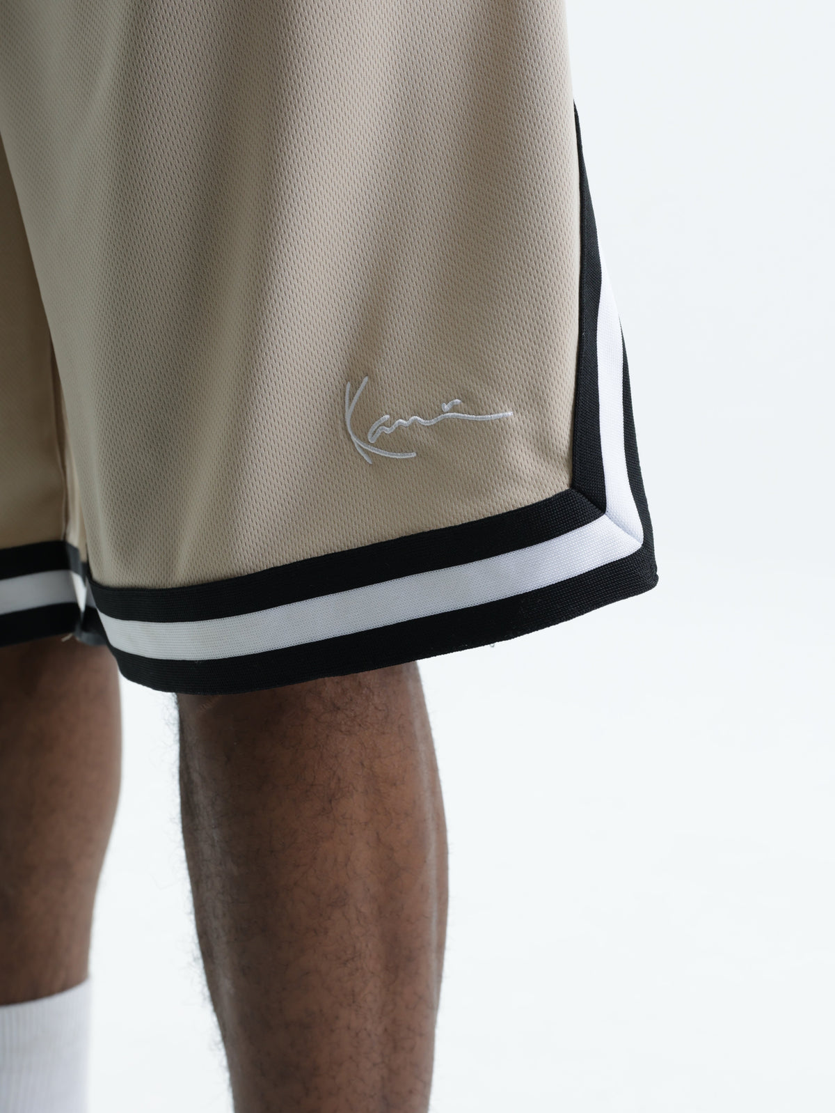Karl Kani Shorts Bottom Stripe Taupe