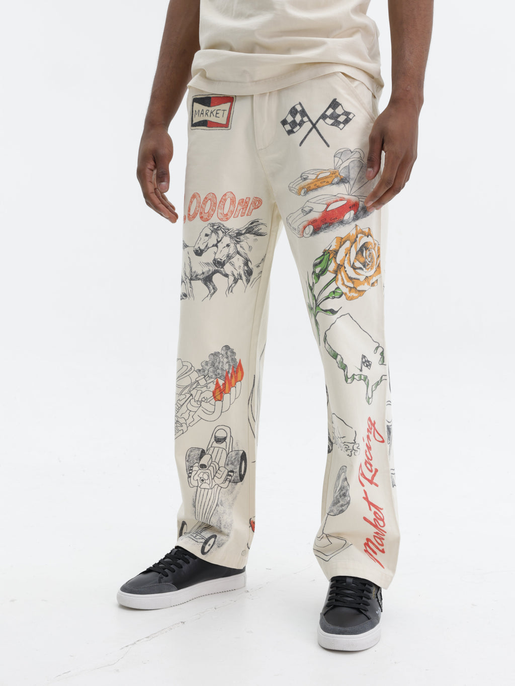 Market Jeans Horsepower Senior Ecru