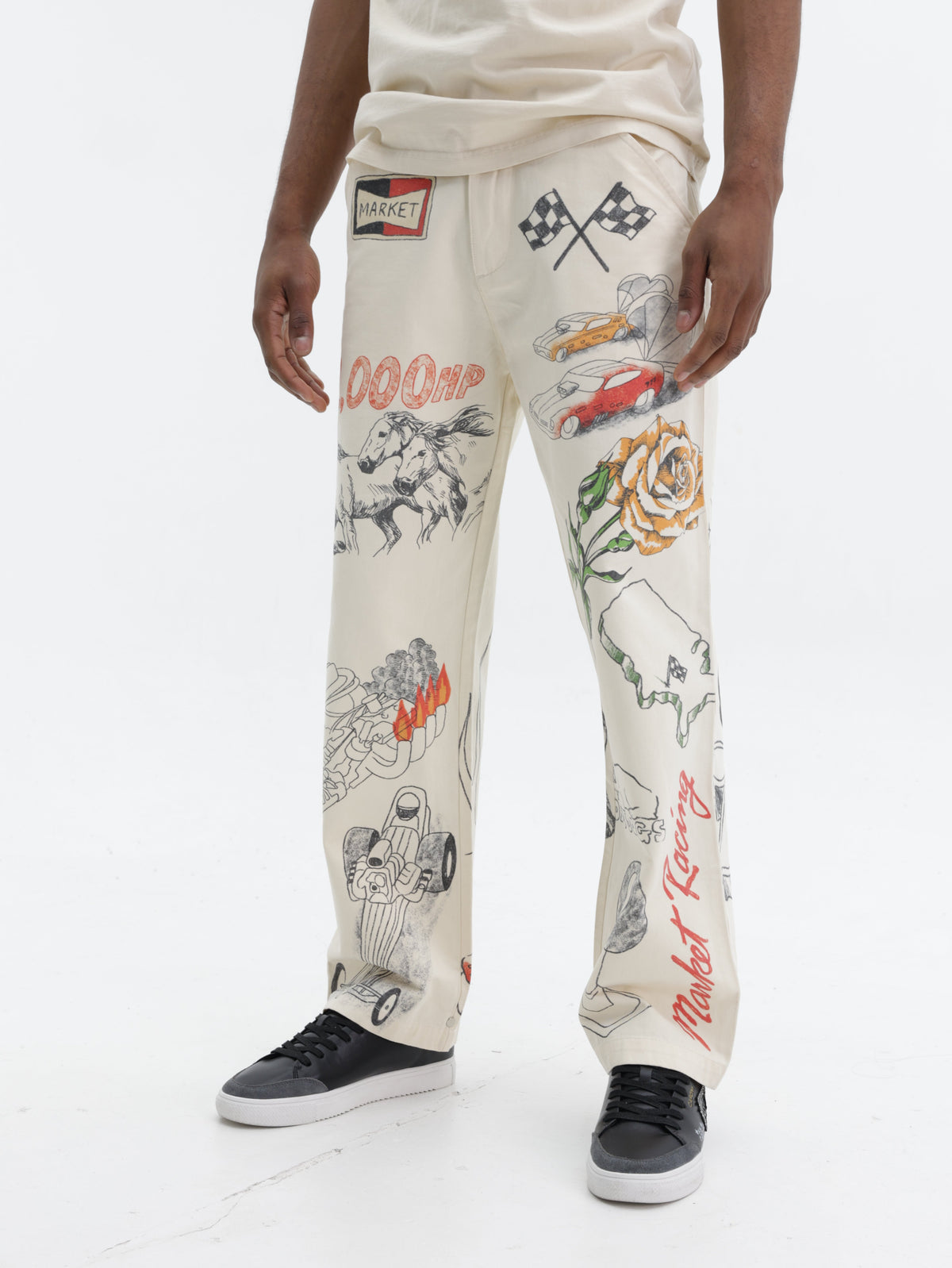 Market Jeans Horsepower Senior Ecru