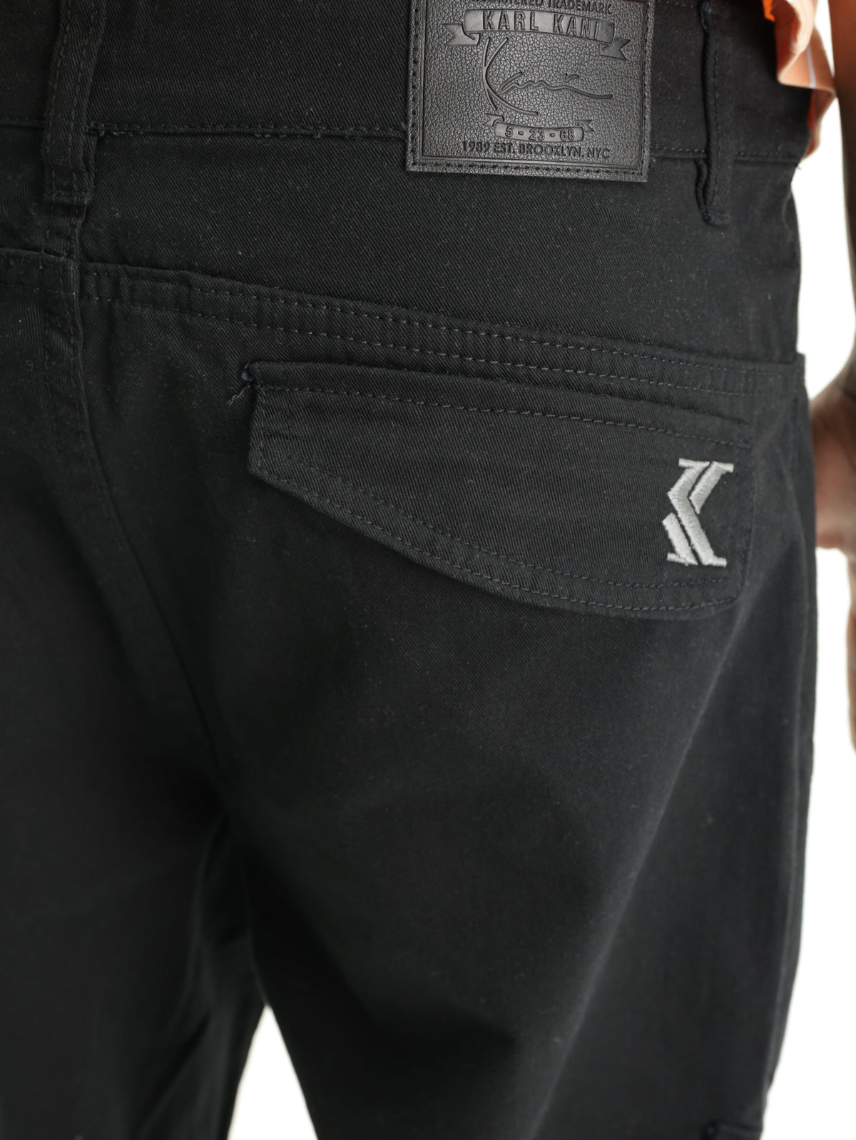 Karl Kani Cargo Pants Og K Slanted Pockets Black