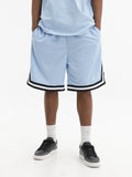 Karl Kani Shorts Mesh Bottom Stripe Mesh Light Blue
