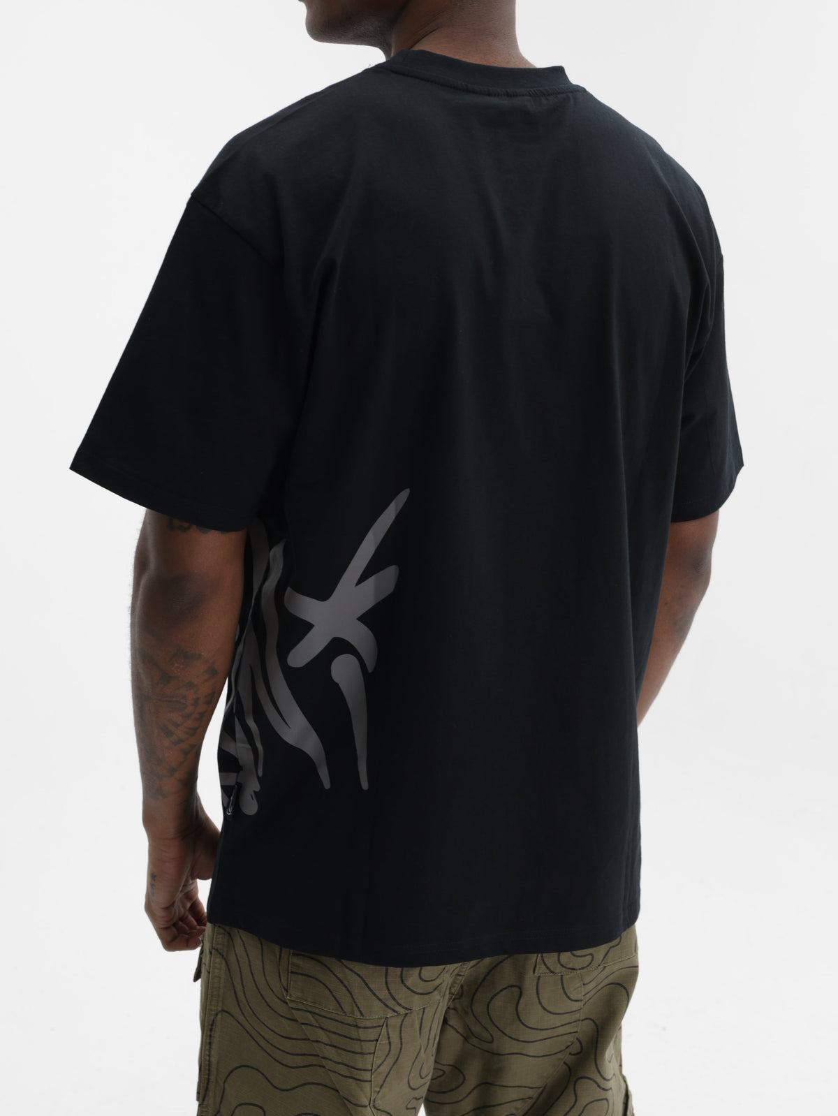 Karl Kani T-Shirt Woven Signature Black