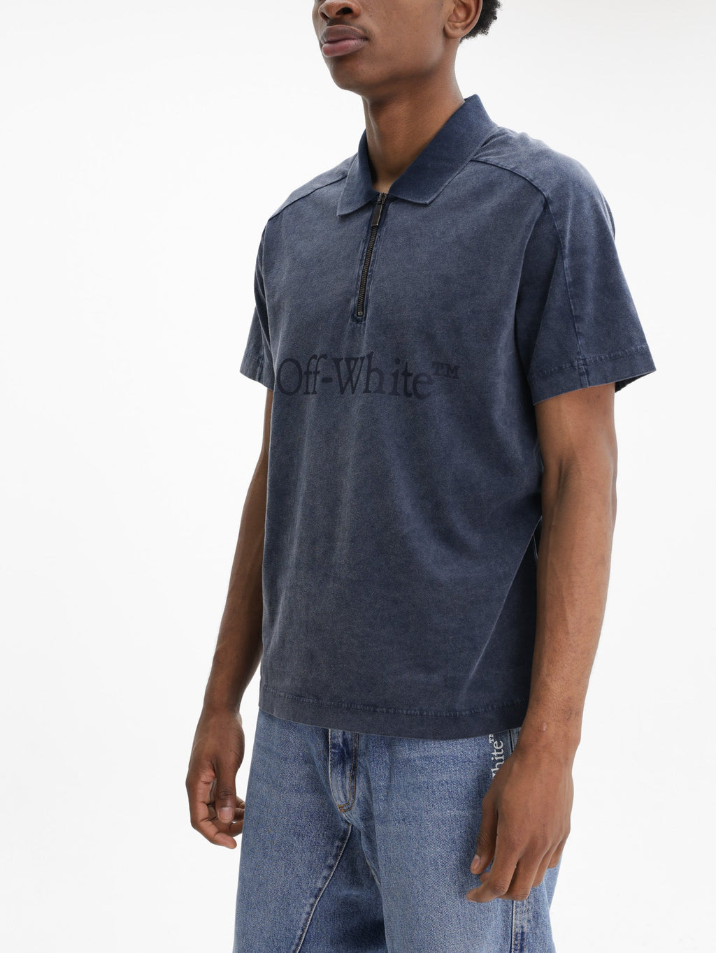 Off - White T-Shirt Bookish Mar Midnight Blue