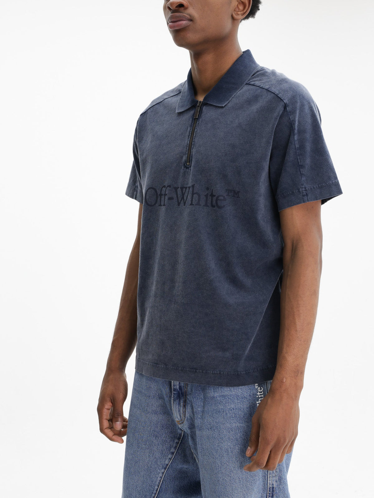 Off - White T-Shirt Bookish Mar Midnight Blue