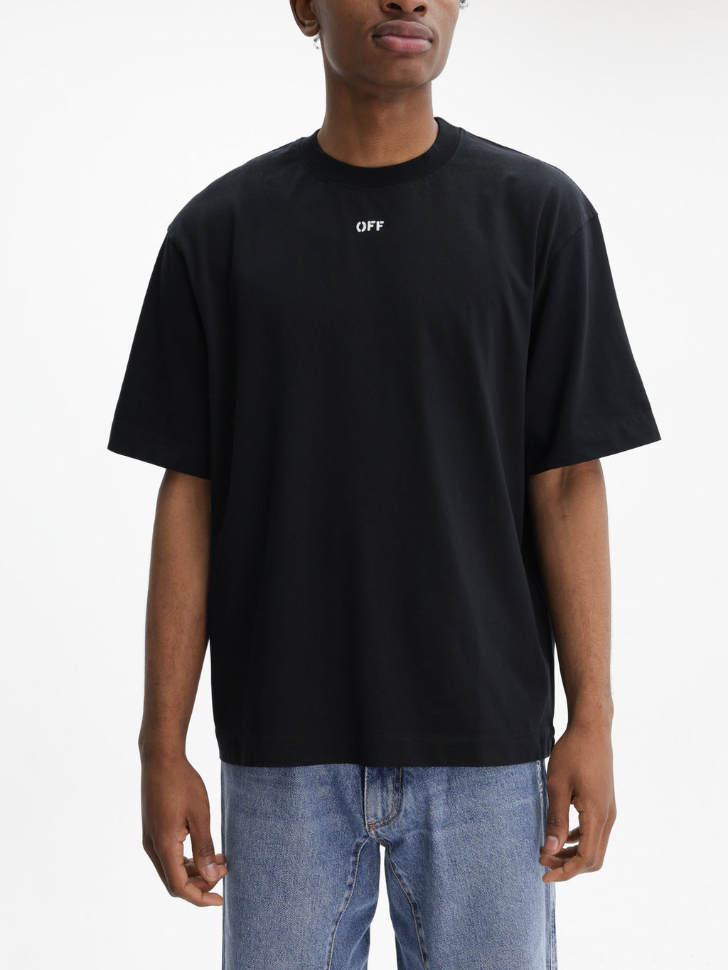 Off - White T-Shirt 3d Arrow Spray  Black