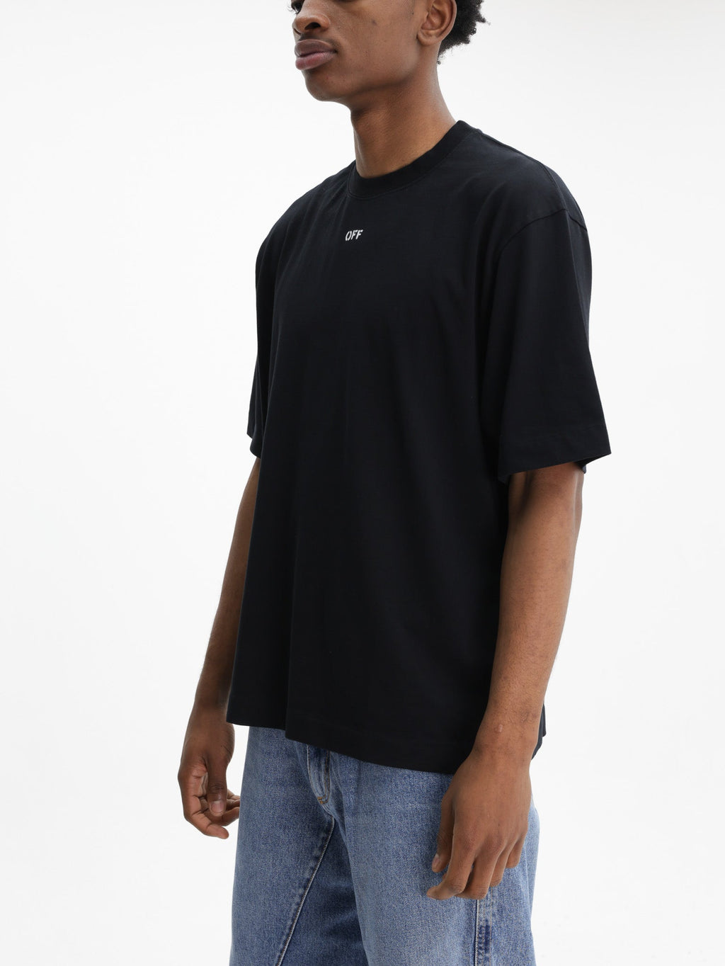 Off - White T-Shirt 3d Arrow Spray  Black