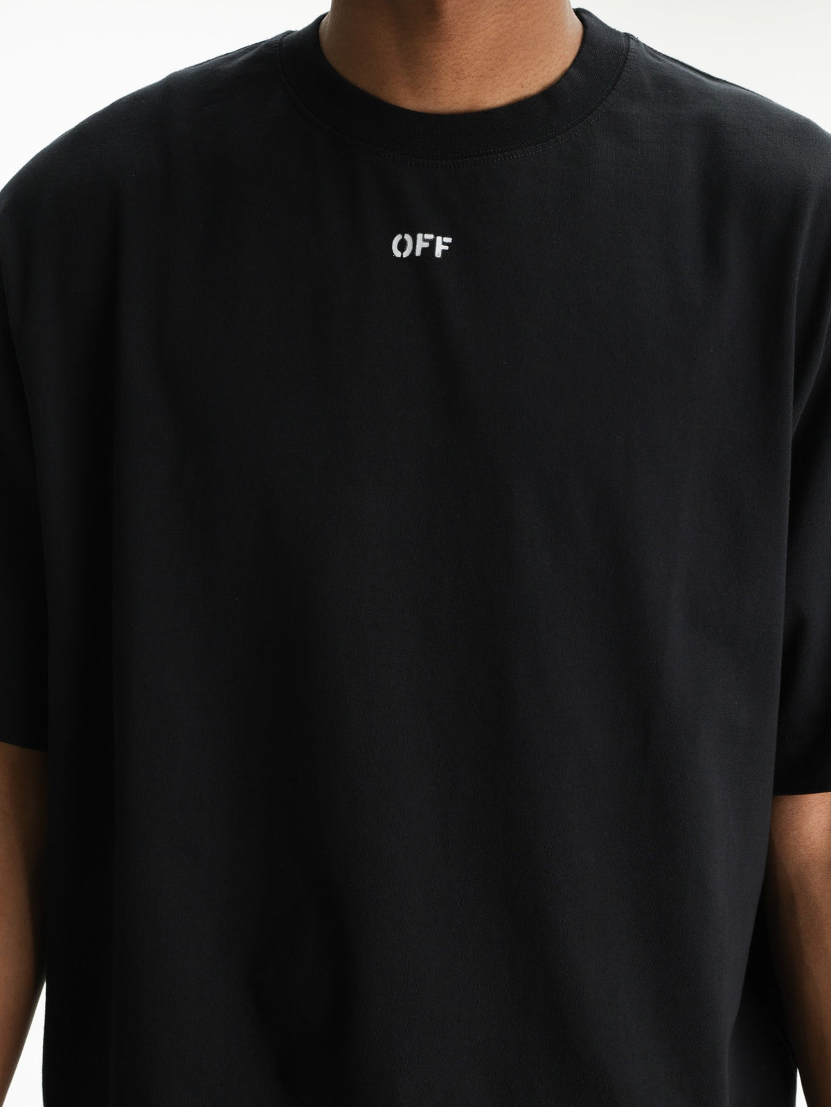 Off - White T-Shirt 3d Arrow Spray  Black