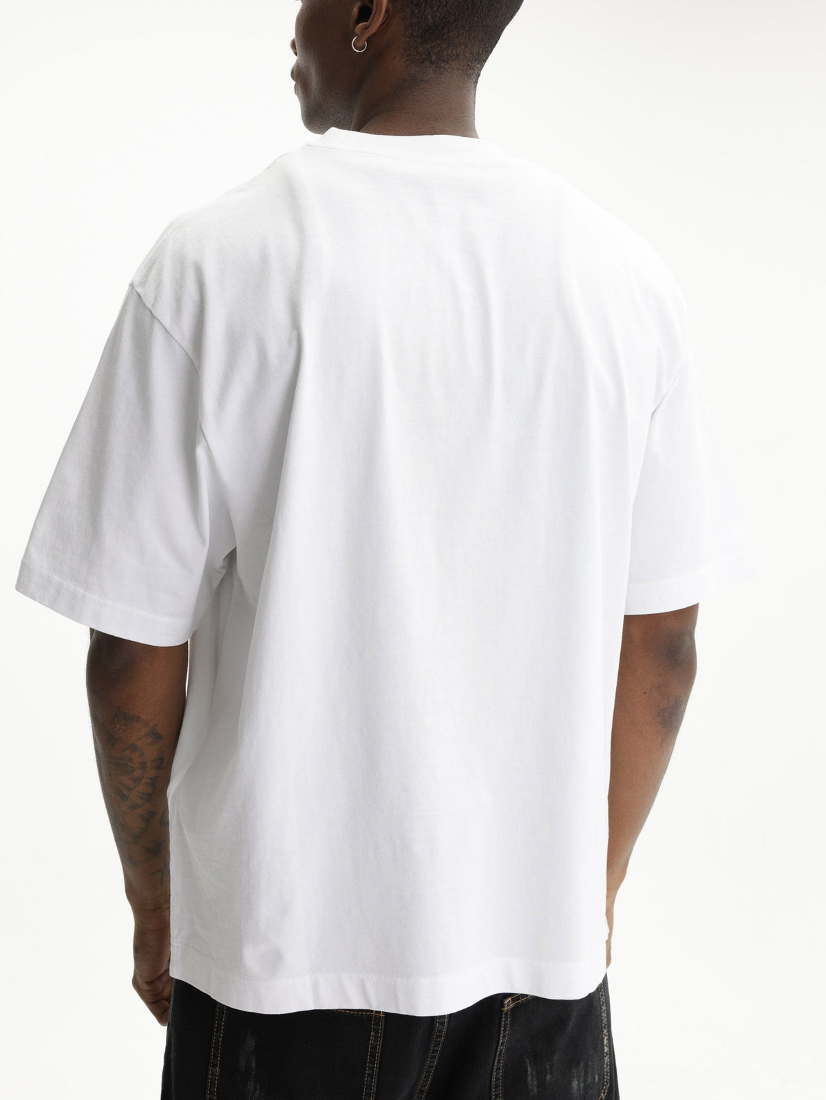 Off - White T-Shirt Big Bookish Skate White