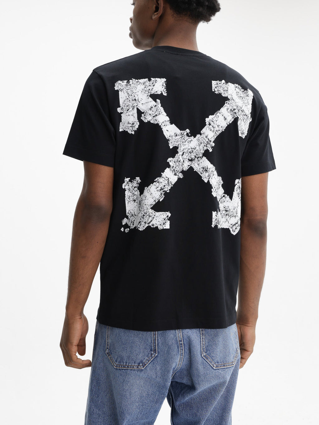 Off - White T-Shirt Heraldi Arrows Black