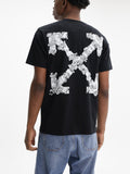 Off - White T-Shirt Heraldi Arrows Black