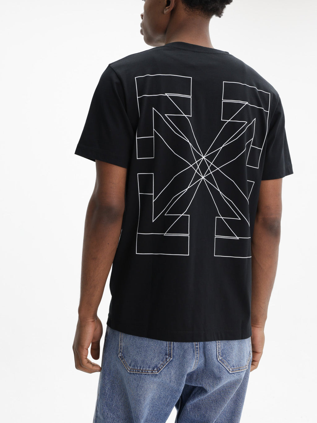 Off - White T-Shirt Big Double Arrow Black