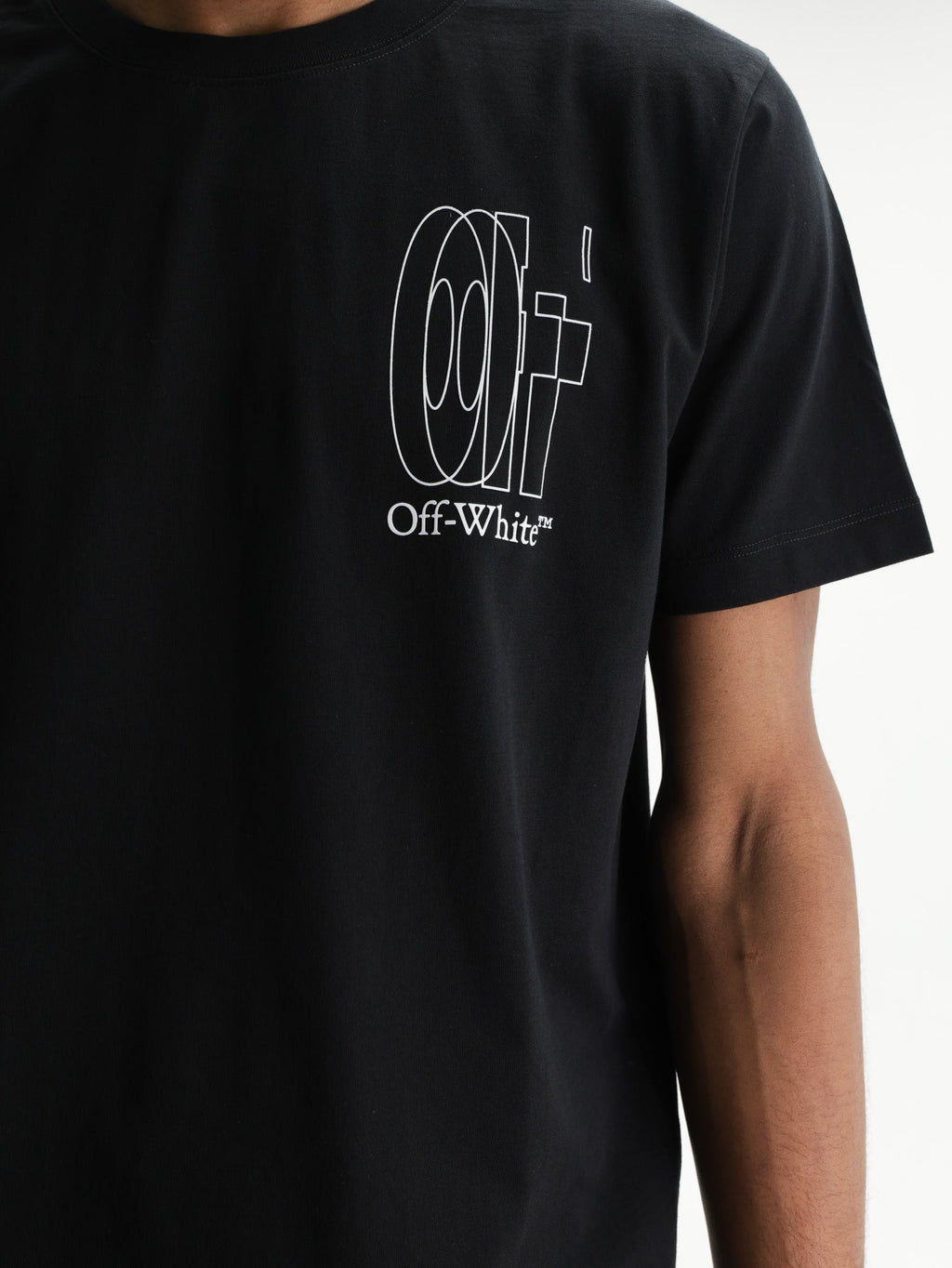 Off - White T-Shirt Big Double Arrow Black