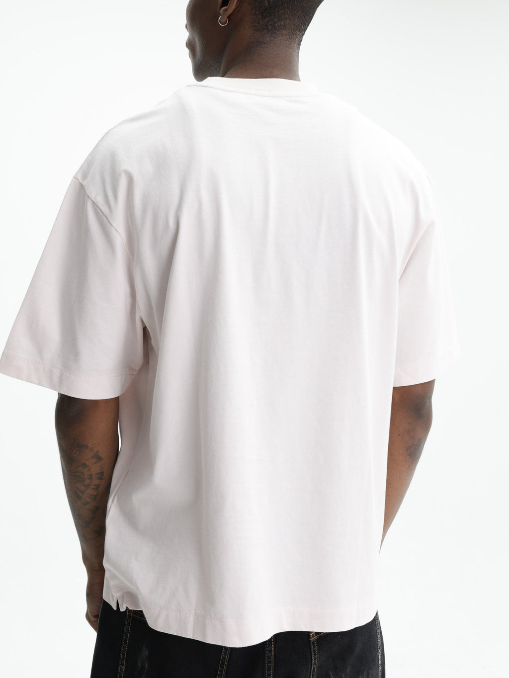 Off - White T-Shirt Grass Ink SS Skate Pink