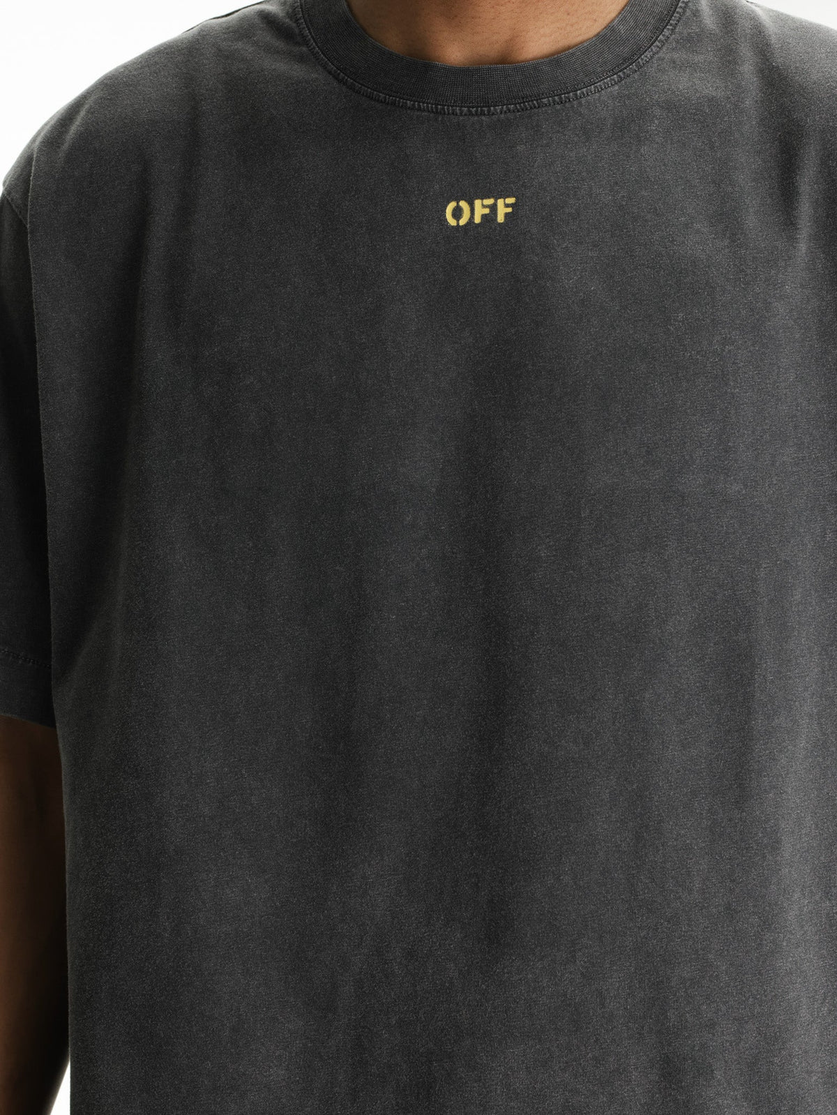Off - White T-Shirt Fallen Caravaggio Black