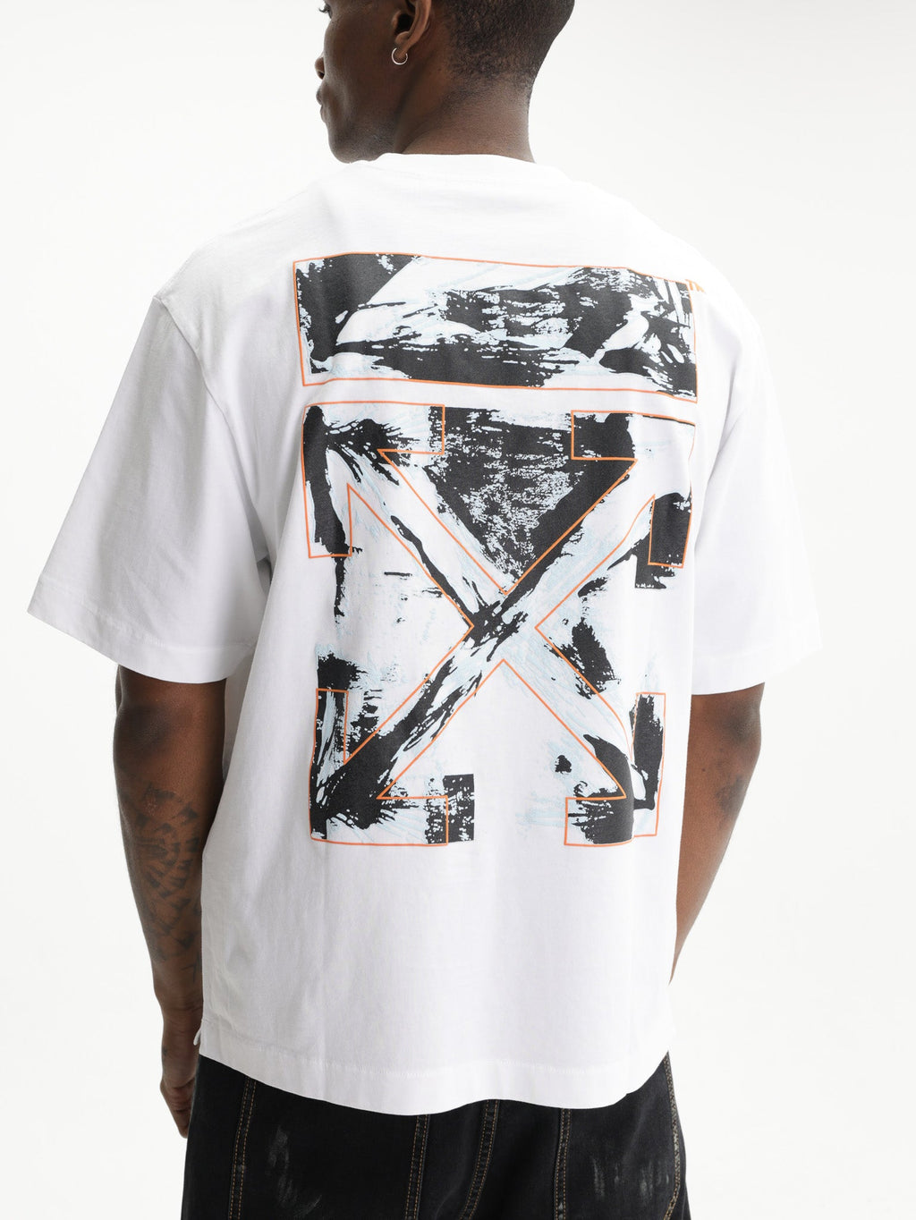 Off - White T-Shirt Chain Araldic Arrow White