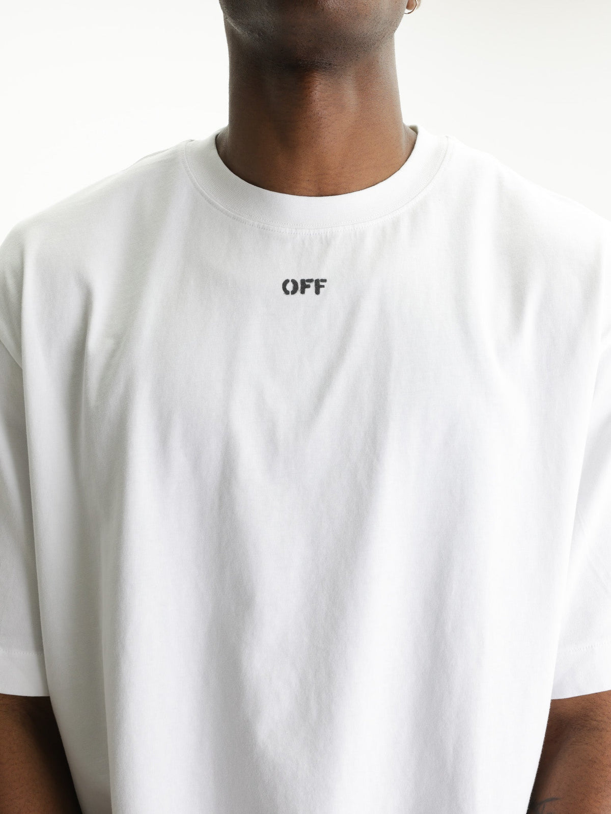 Off - White T-Shirt Chain Araldic Arrow White