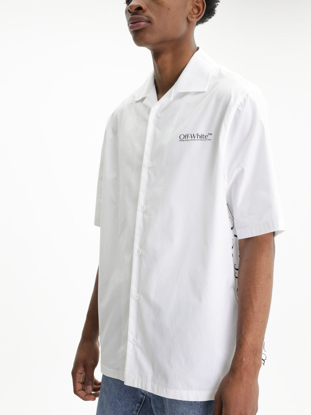 Off - White Shirt Circle Off Bowling White