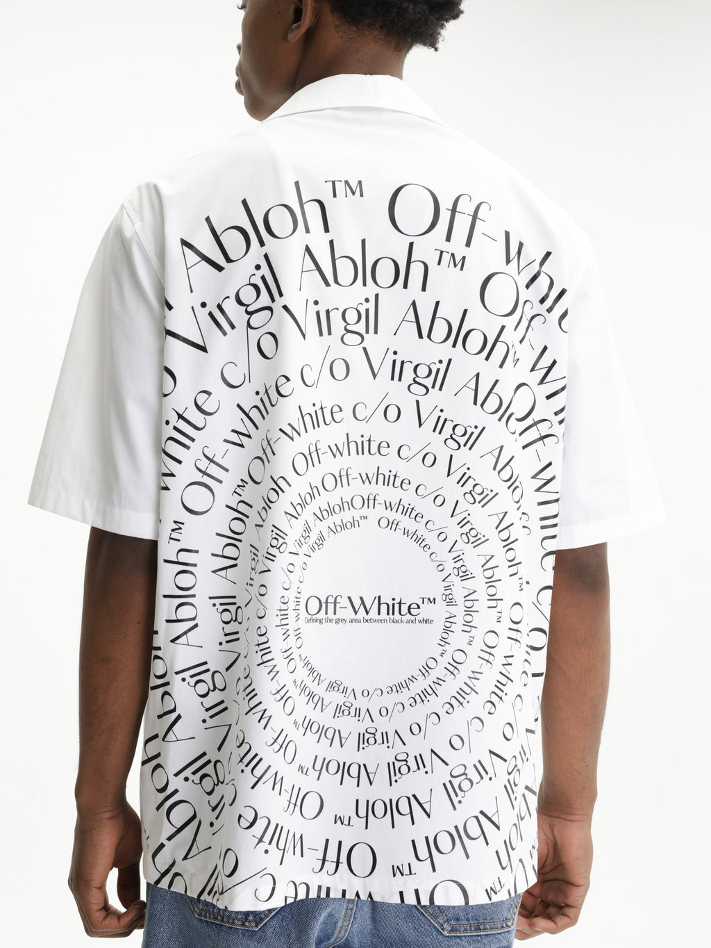 Off - White Shirt Circle Off Bowling White