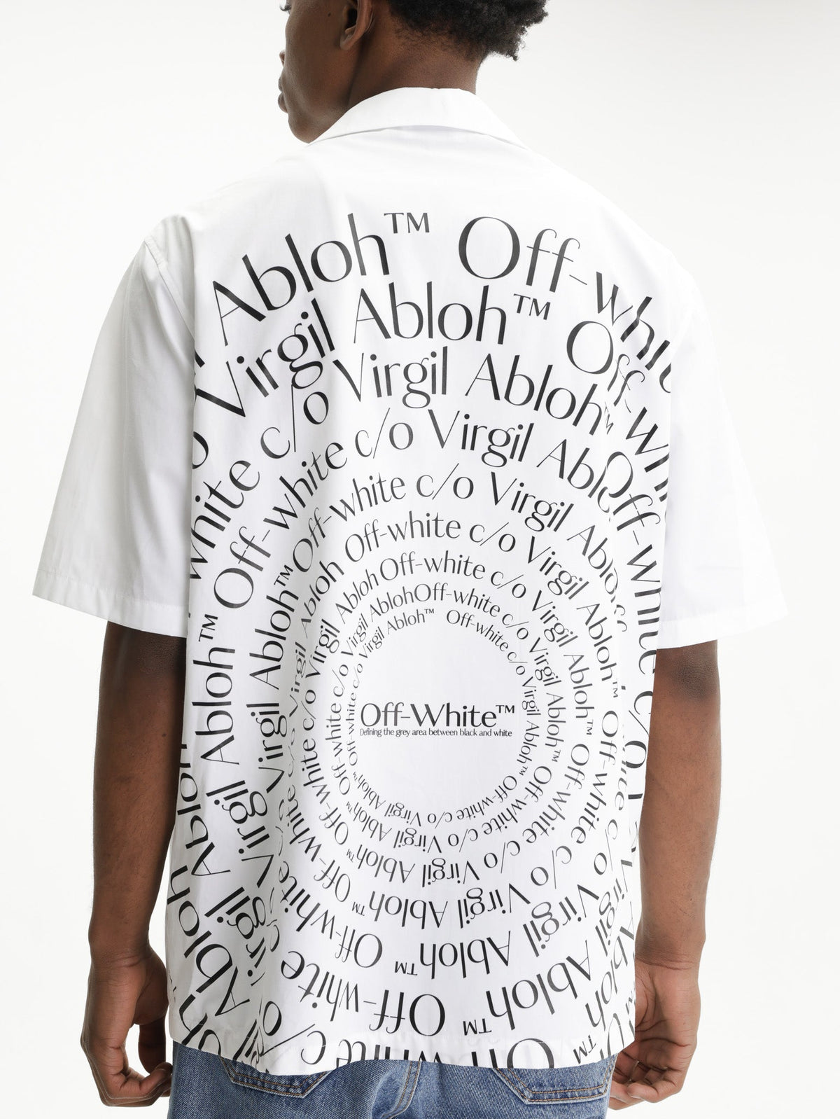 Off - White Shirt Circle Off Bowling White