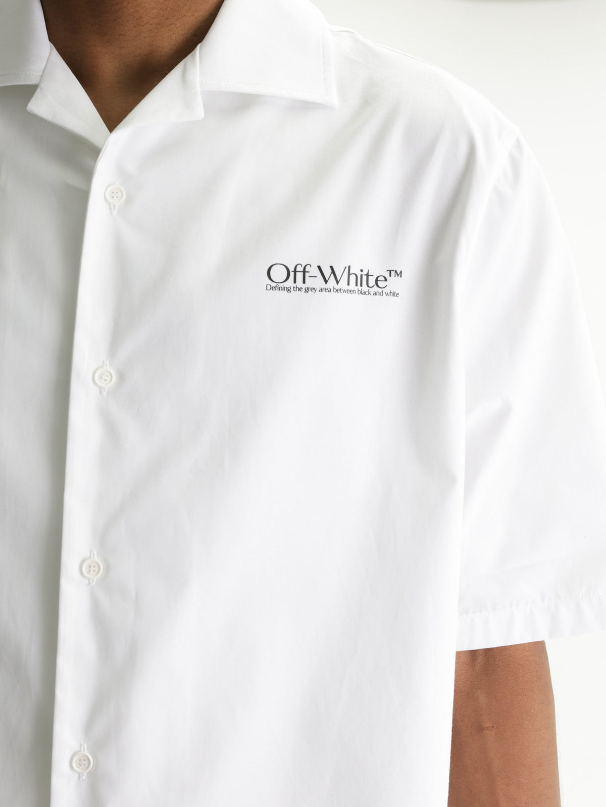 Off - White Shirt Circle Off Bowling White