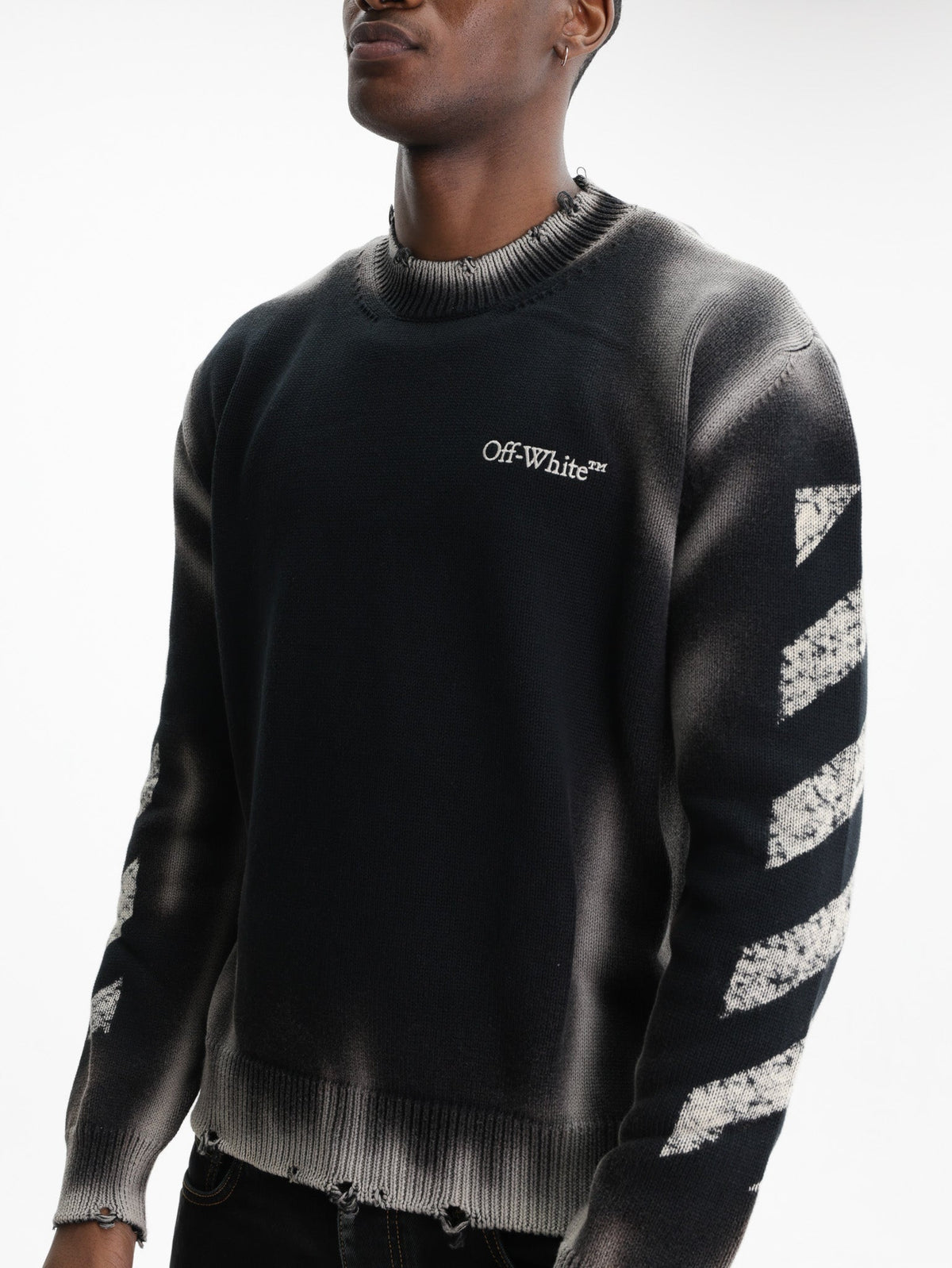 Off - White T-Shirt Diag Arr Corrosion Black