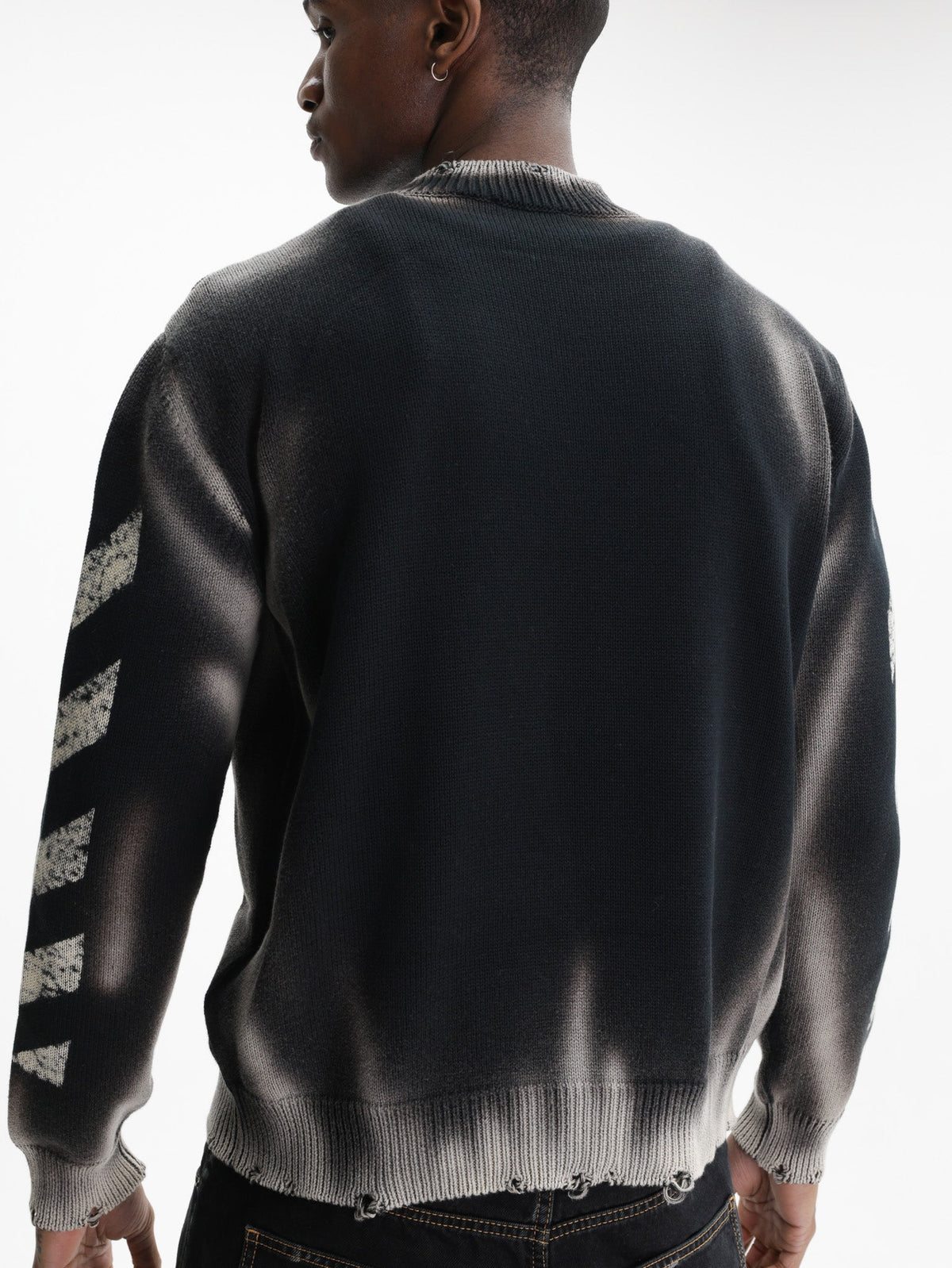 Off - White T-Shirt Diag Arr Corrosion Black