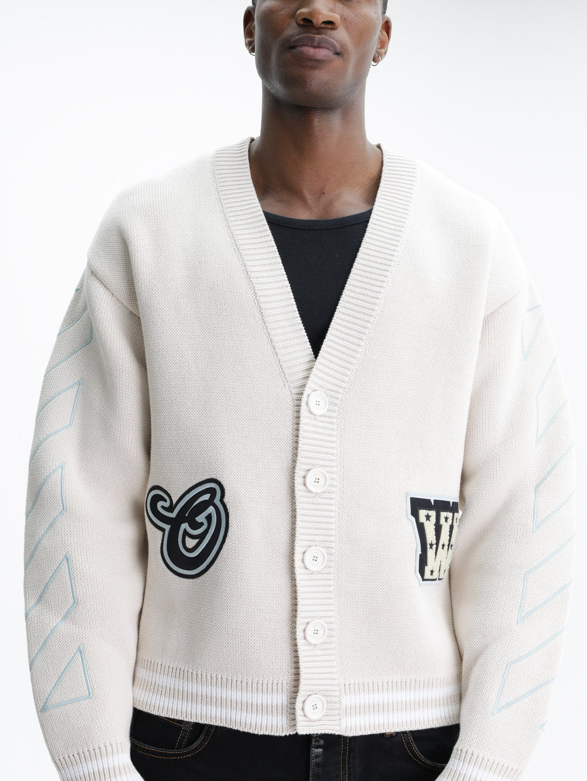 Off - White Cardigan Star Vars Knit Cream
