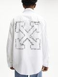 Off - White Shirt Script Arrow Over White