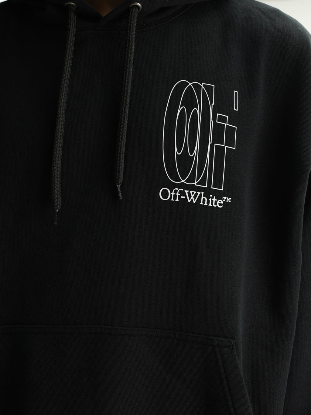 Off - White Hoodie Big Double Arrow Black