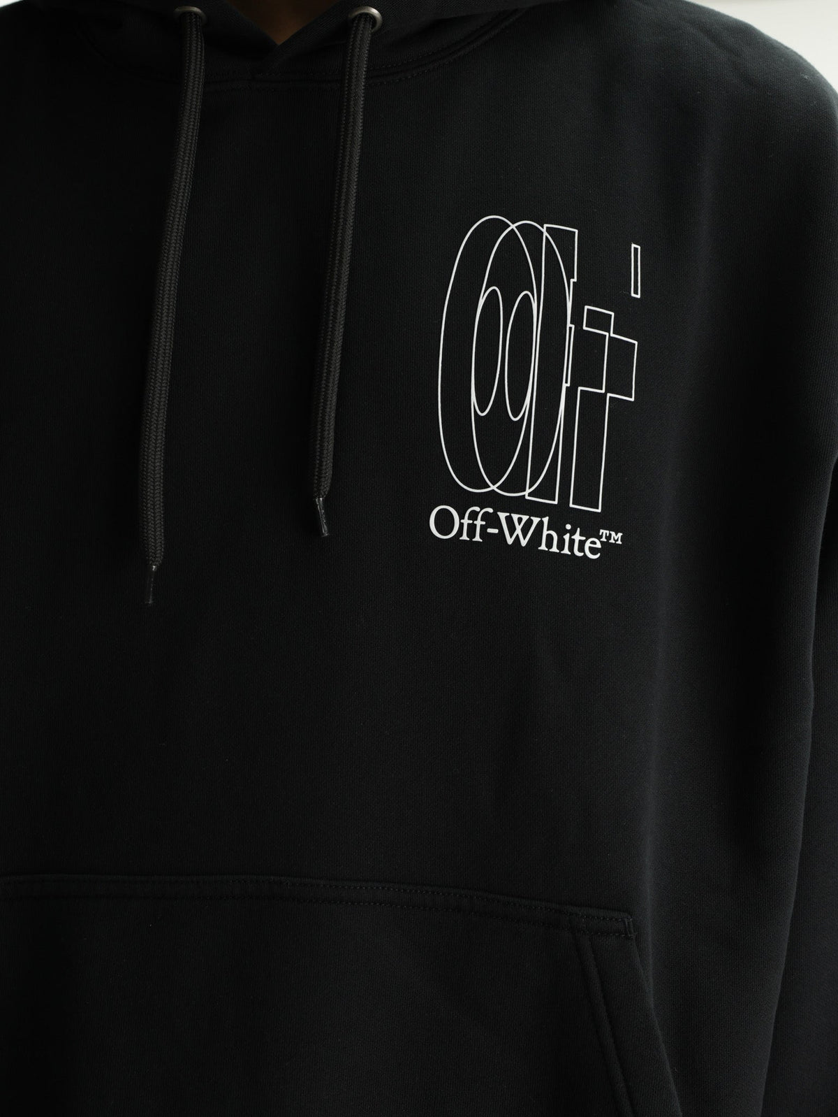 Off - White Hoodie Big Double Arrow Black