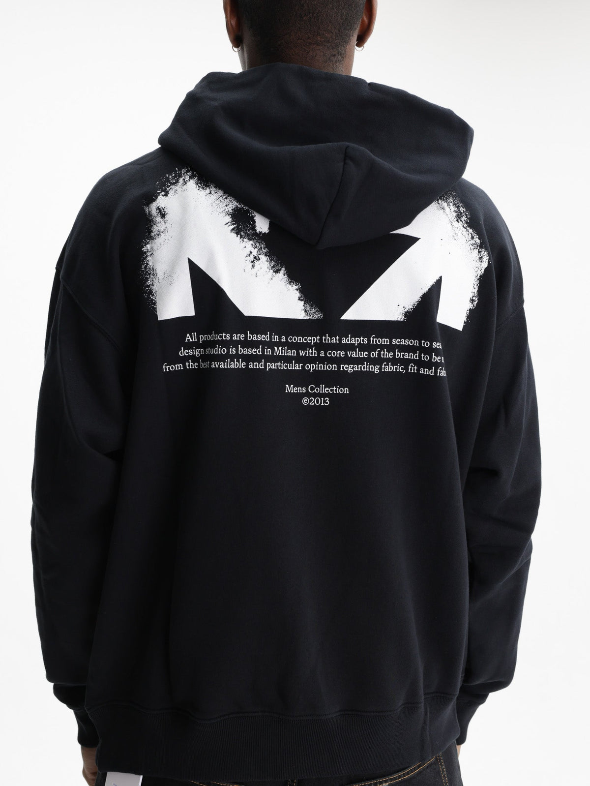 Off - White Hoodie Half Arrows Skate Black