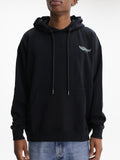 Off - White Hoodie Moon Skate Black