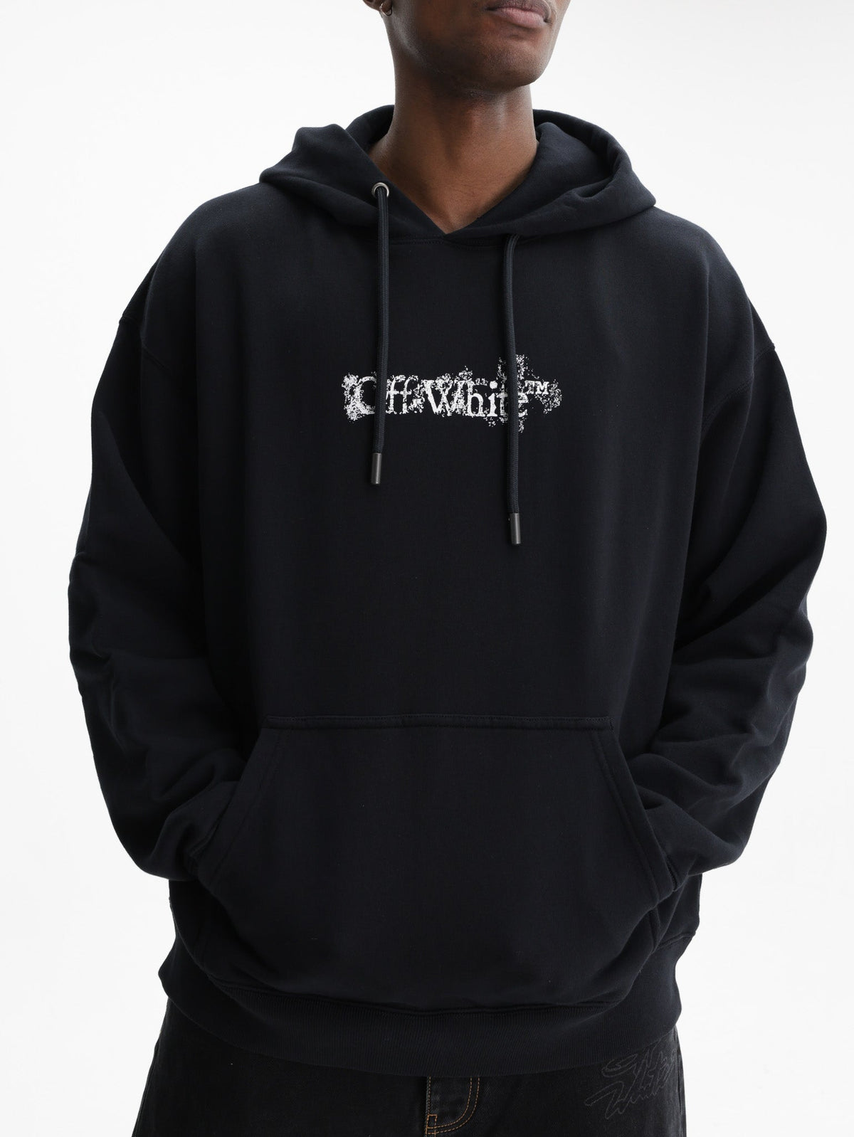 Off - White Hoodie Heraldic Treshold Black
