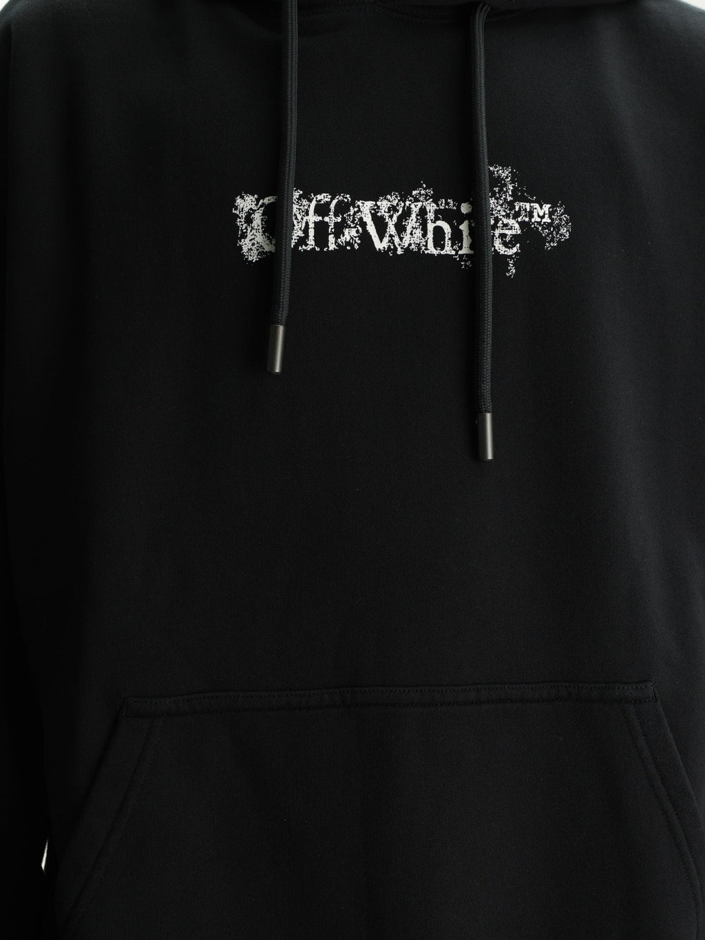 Off - White Hoodie Heraldic Treshold Black