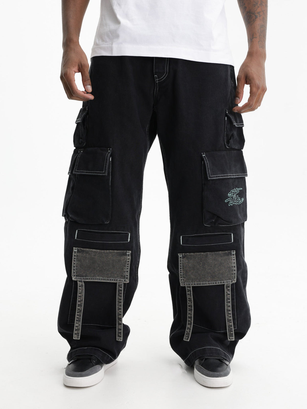 Off - White Jeans Street Straight Black