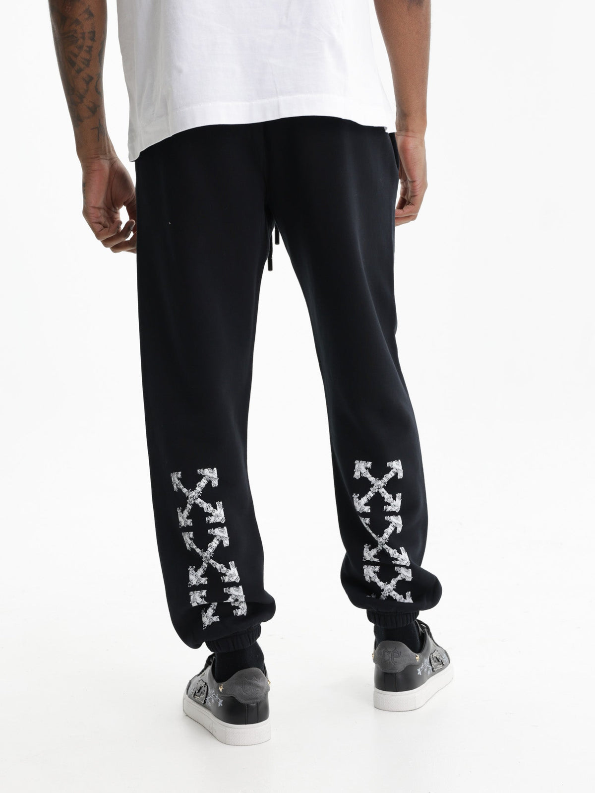 Off - White Sweatpants Heraldic Arrows Black