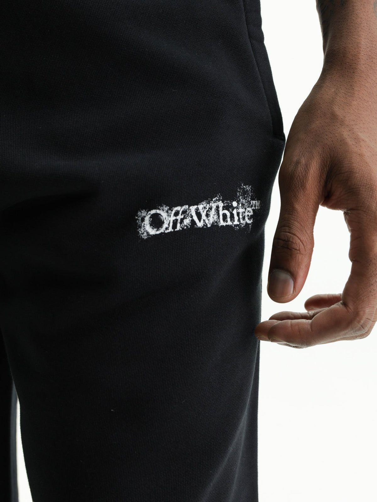 Off - White Sweatpants Heraldic Arrows Black