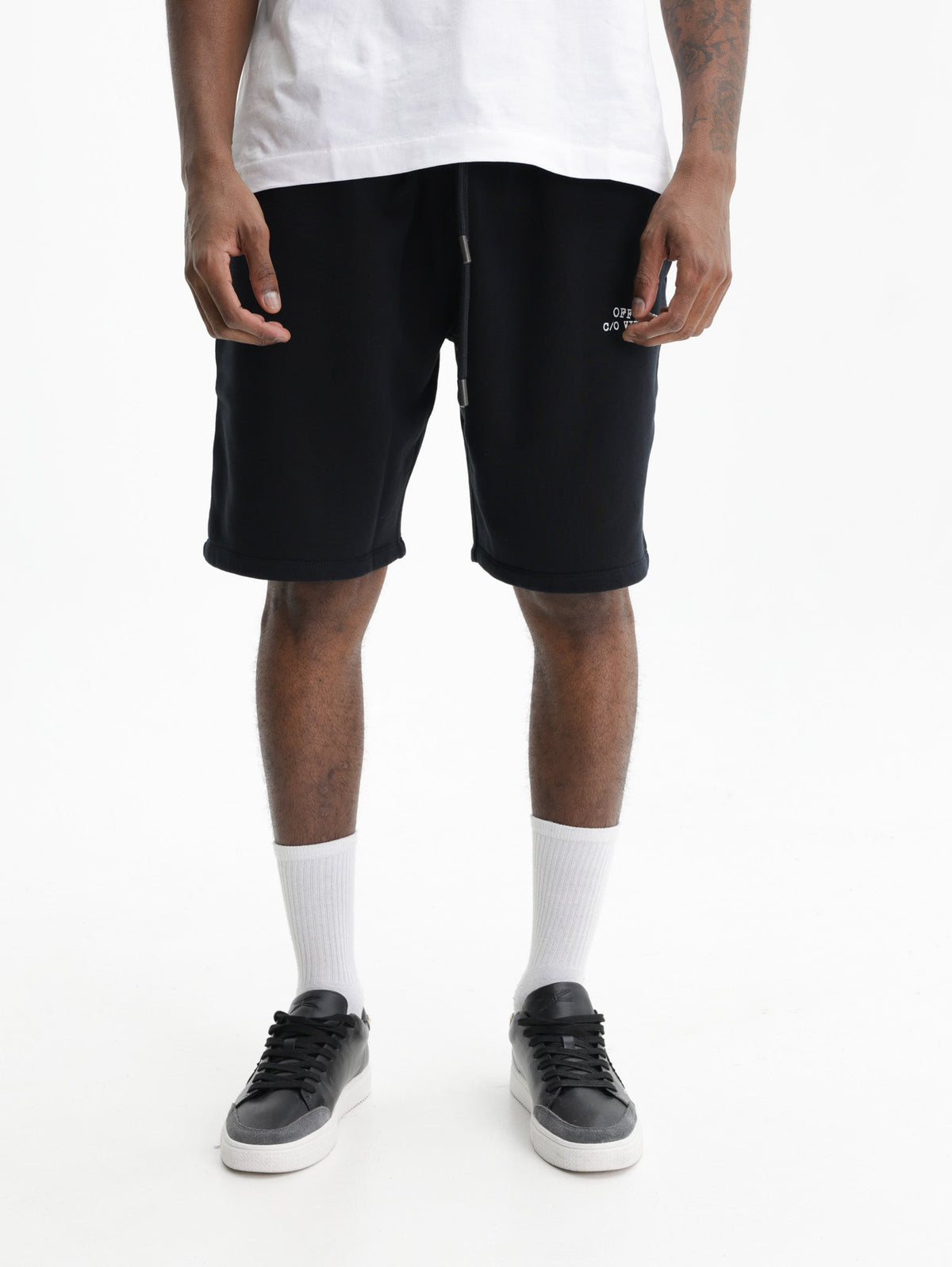 Off - White Shorts Type Machine Arrow Black