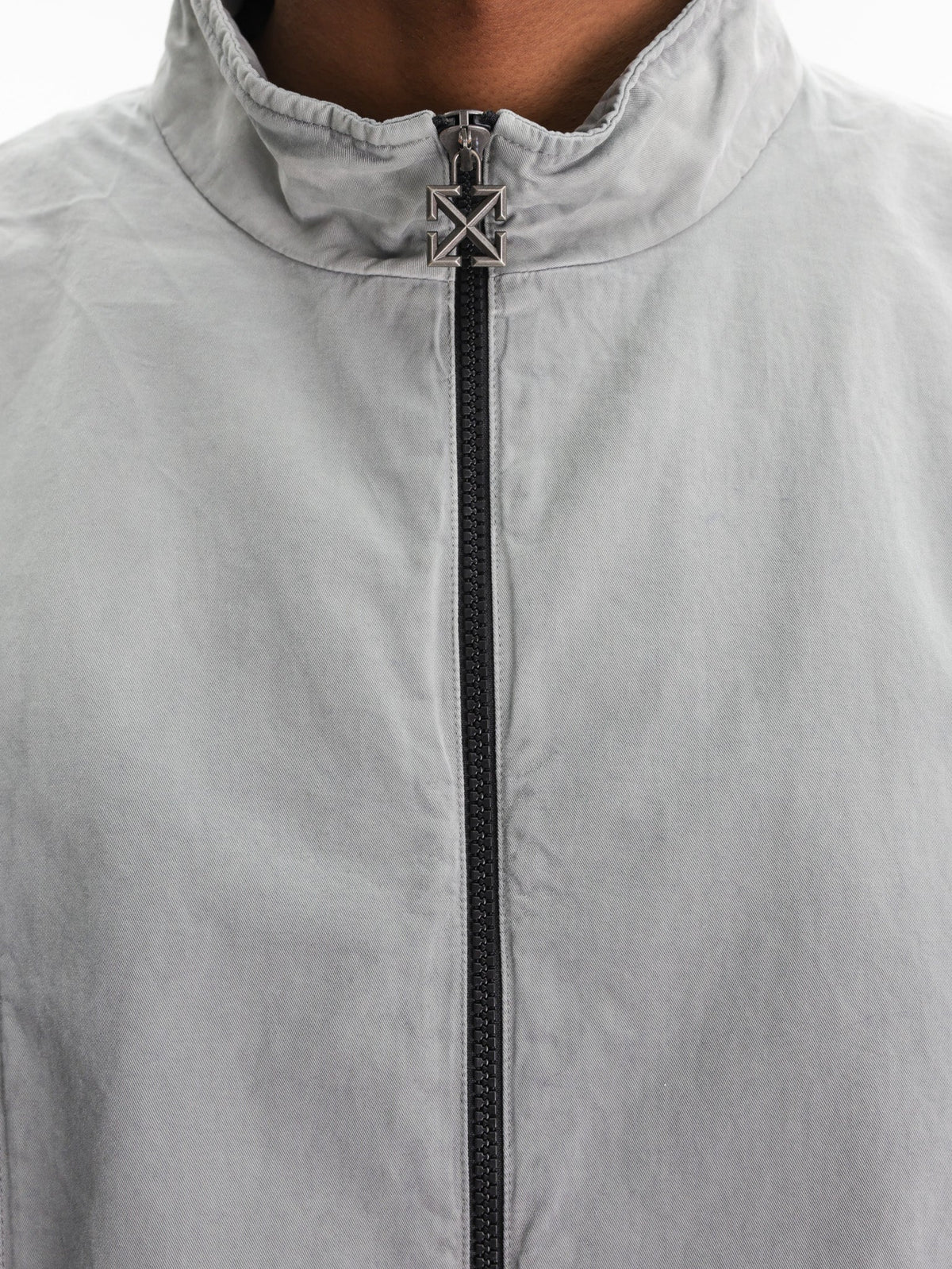 Off - White Jacket Relaxed Dyed Track Grey