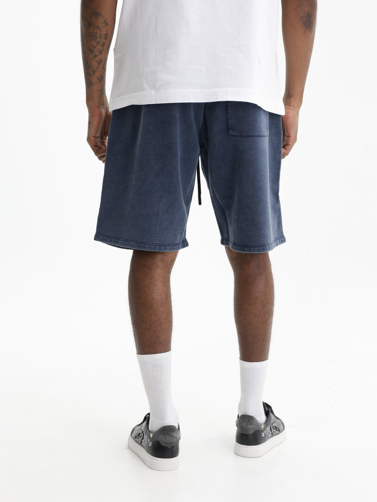 Off - White Shorts Bookish Mar Skate Midnight Blue