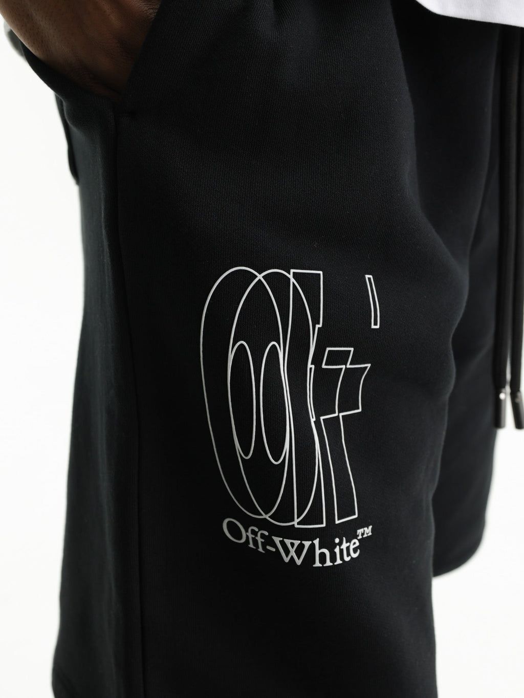 Off - White Shorts Big Double Arrow Black