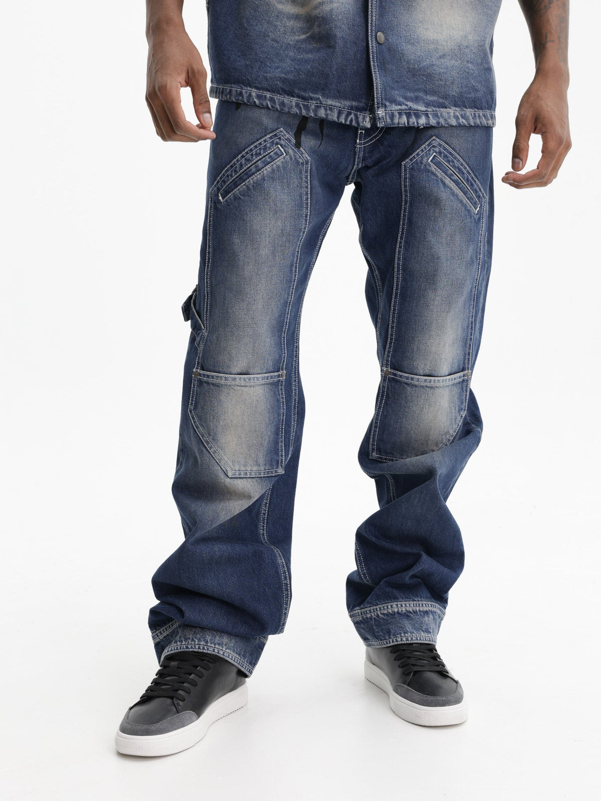 Off - White Jeans Off Straight Dark Wash