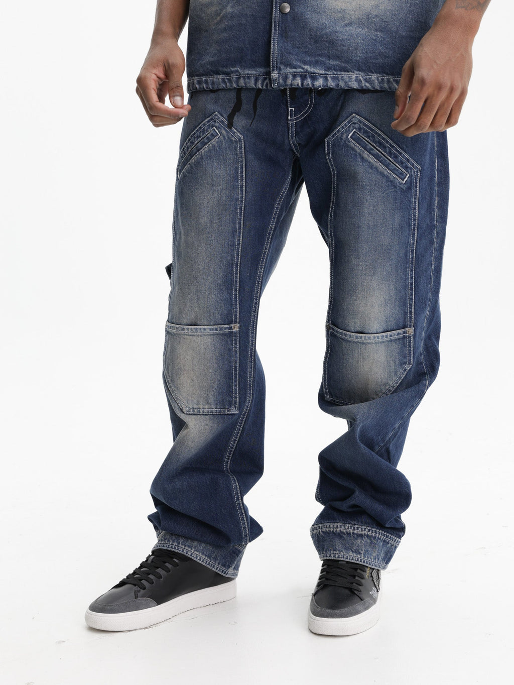 Off - White Jeans Off Straight Dark Wash