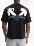 Off - White T-Shirt Half Arrows SS Skate Black
