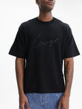 Kenzo T-Shirt Signature Embroidery Black