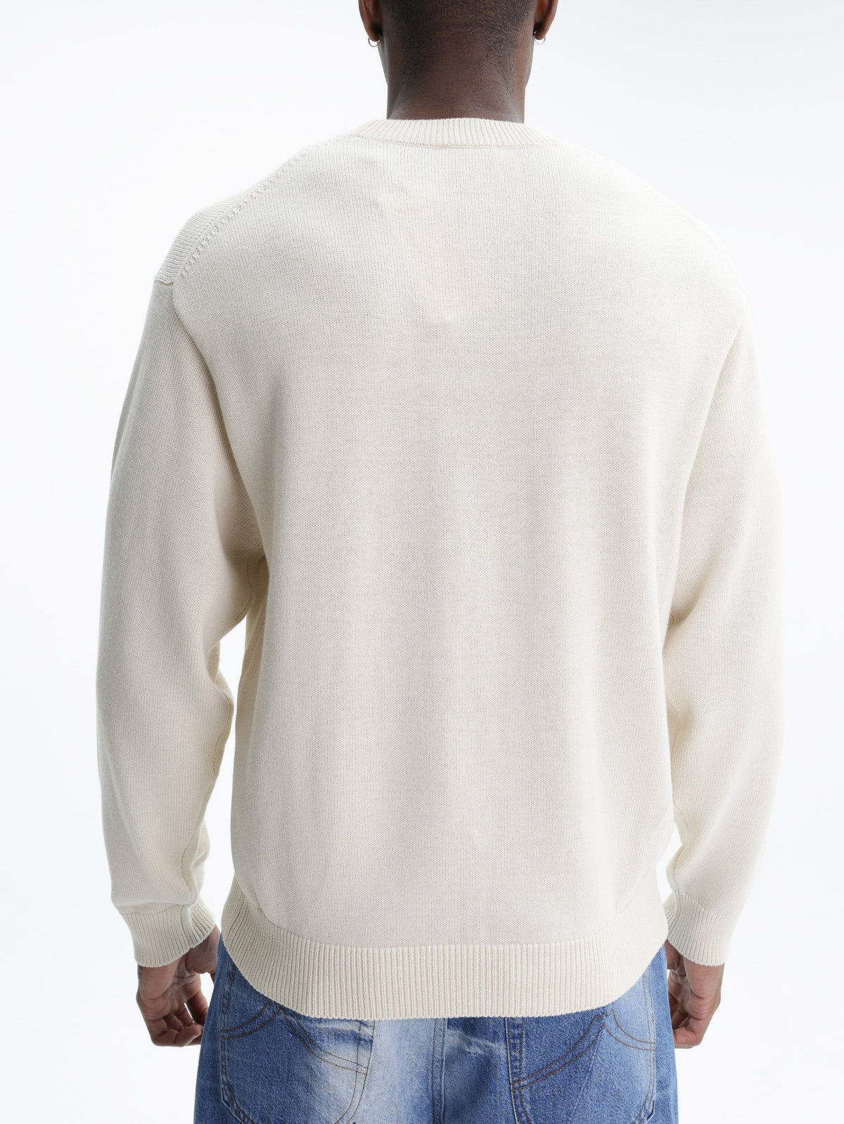 Kenzo Sweater Paris Eblem Off White