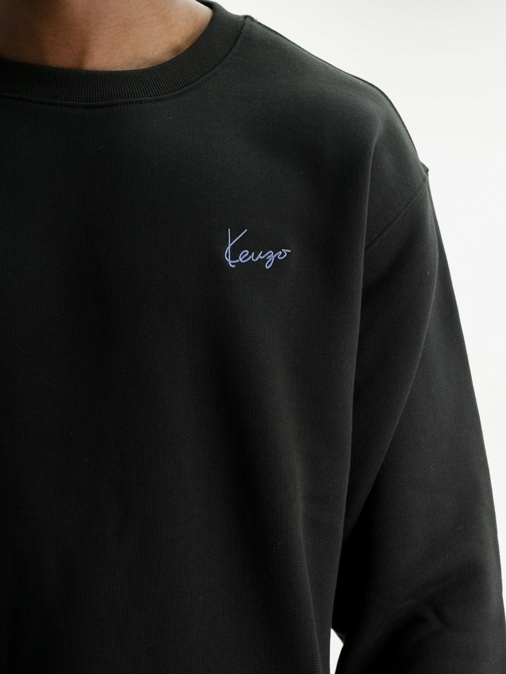 Kenzo Sweater Signature Knitted Black