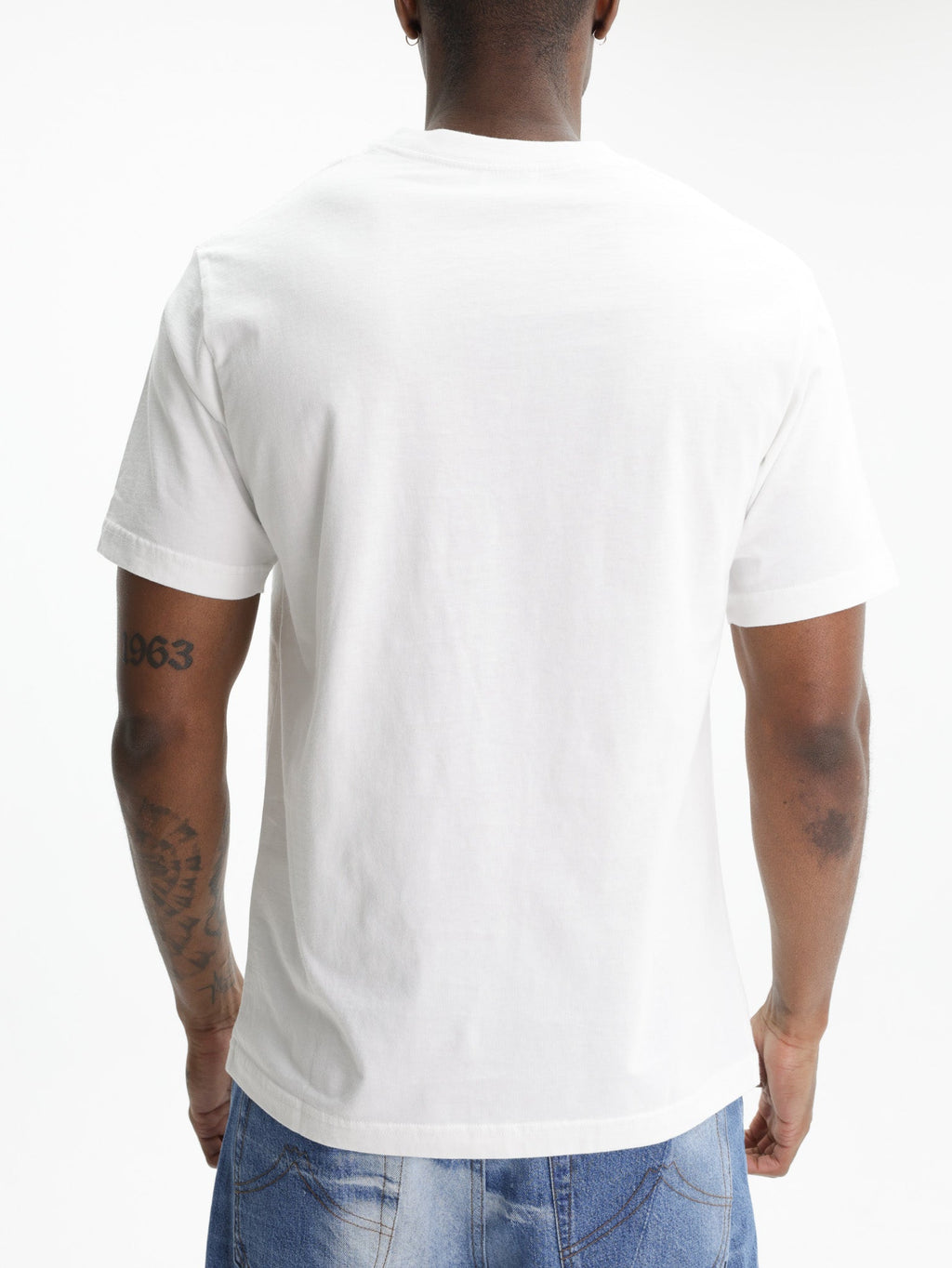 Kenzo T-Shirt Signature Embroidery Off White