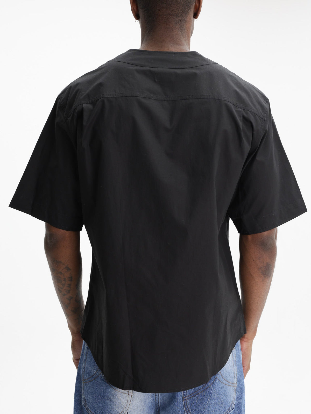 Kenzo Shirt Signature Baseball Black