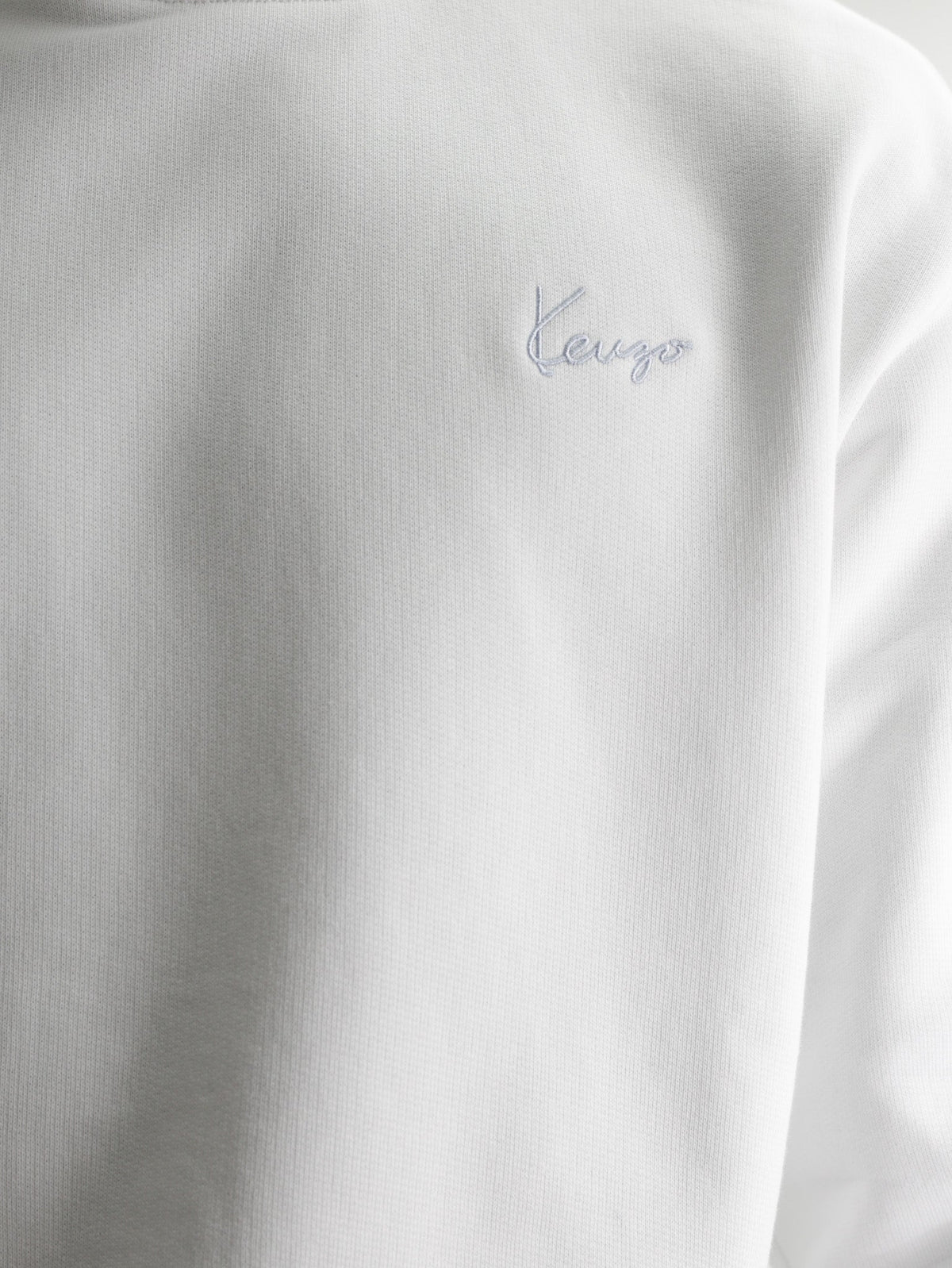 Kenzo Sweater Signature Embroidery Off White